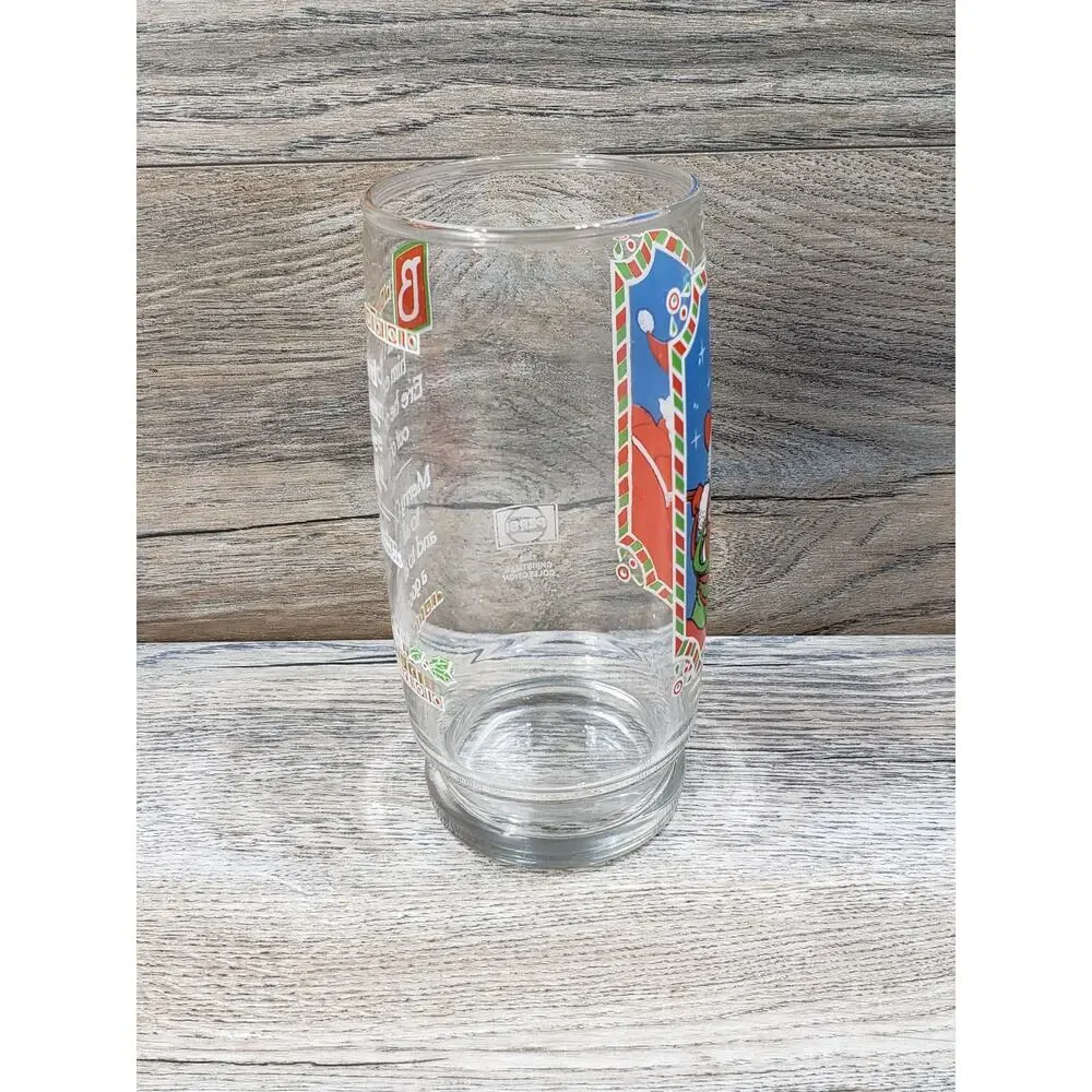 Pepsi Santa Claus Holiday Drinking Glass 1982 Christmas Collection
